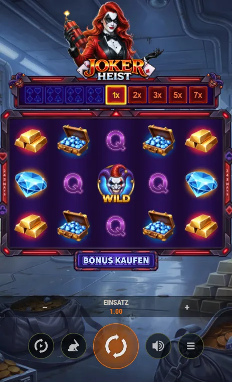 Casino-Bereiche auf der mobilen Spinanga-Website