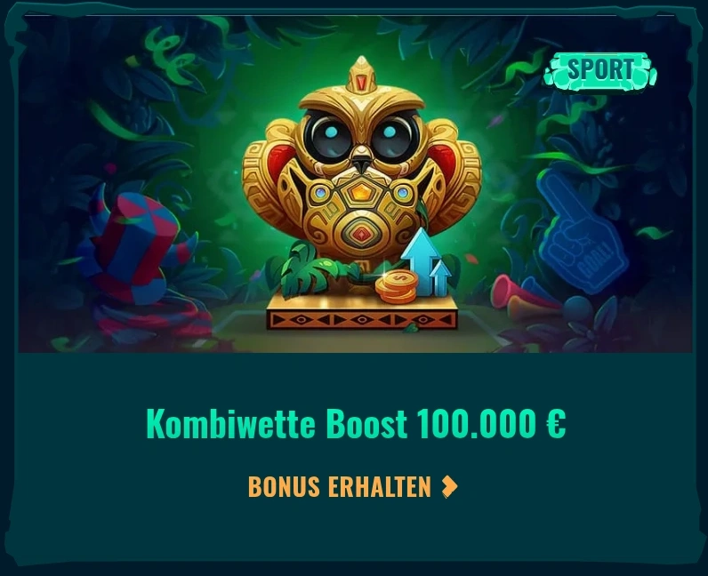 Accumulator Boost für qualifizierte Kombiwetten bei Spinanga