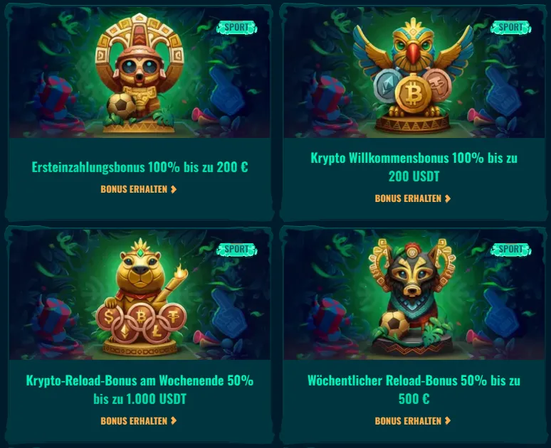 Bet Builder als bestätigte Sportwettenaktion bei Spinanga