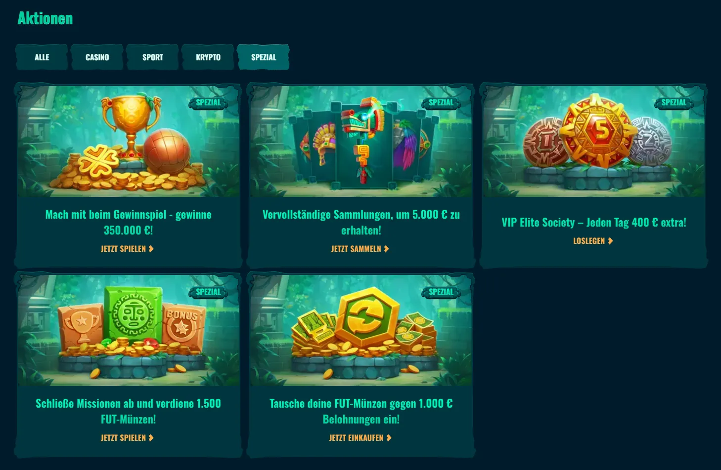 Spinanga Promo-Code-Übersicht und Bonusinformationen