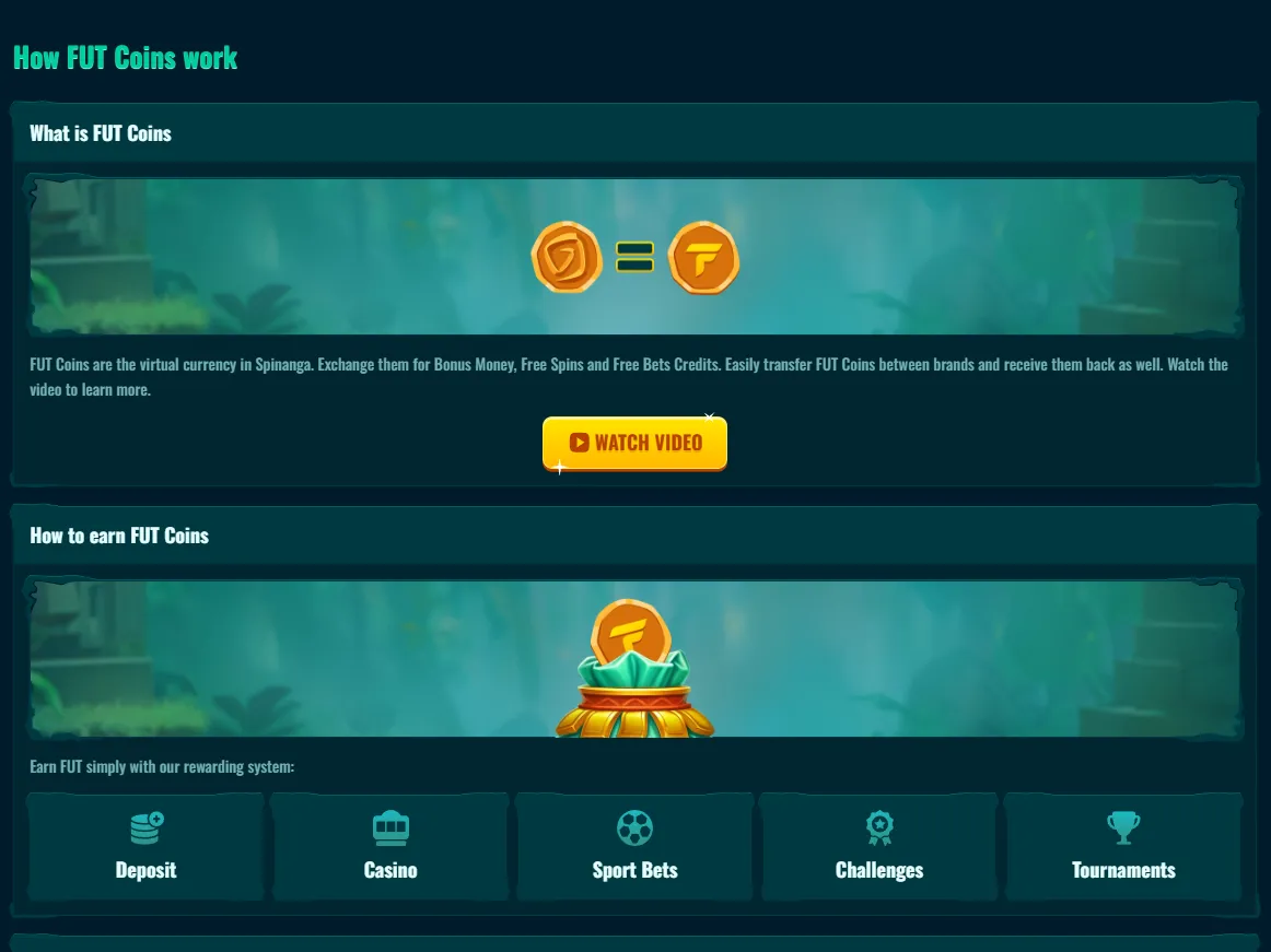 Spinanga sports bonus offers