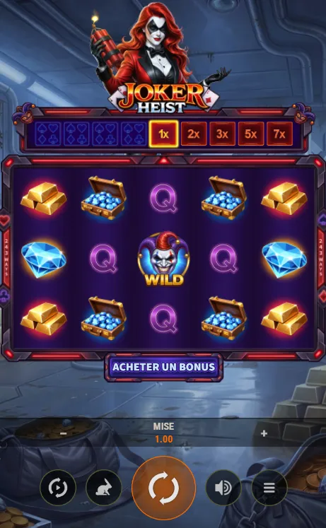 Catalogue Casino accessible sur le site mobile Spinanga