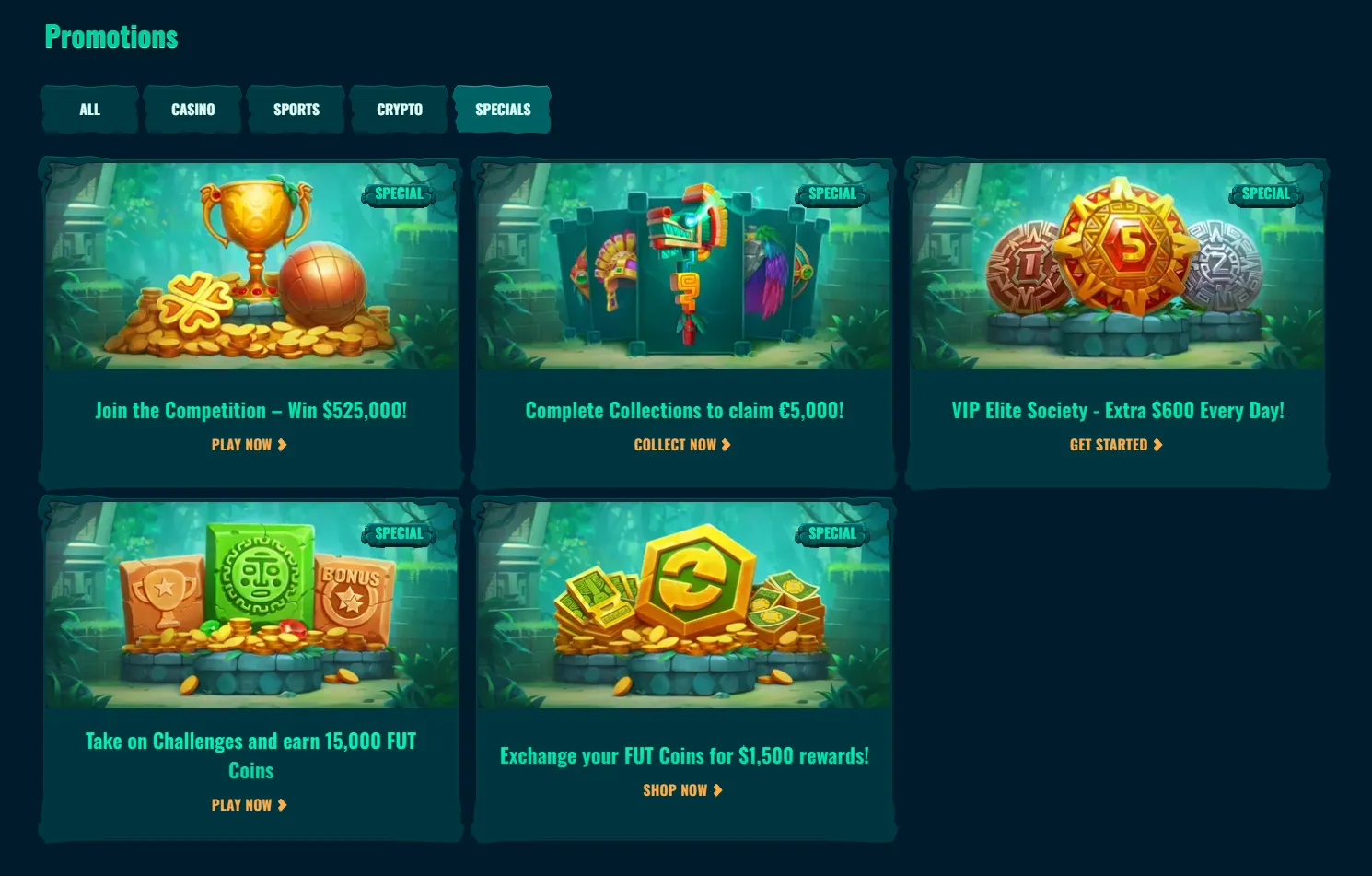 Spinanga bonus and promo code information