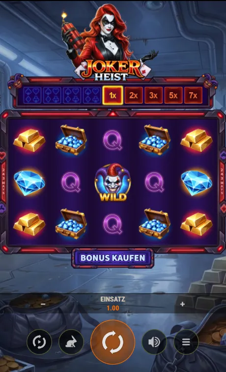 Casino-Angebot von Spinanga im mobilen Browser