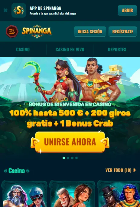Spinanga en móvil