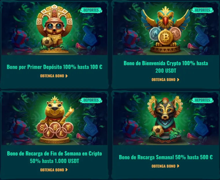 Funciones de apuestas deportivas de Spinanga