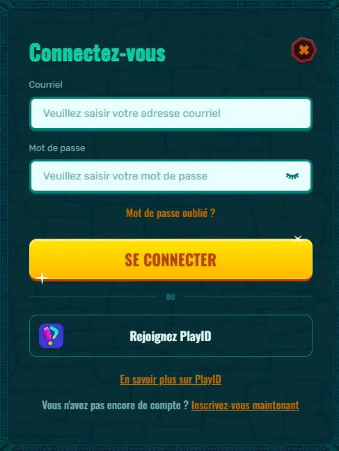 Illustration de l’accès à un compte Spinanga