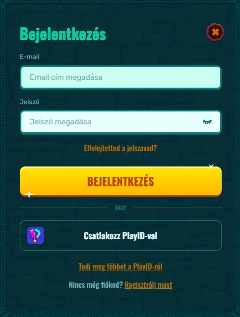 Spinanga-fiók belépési és jelszó-visszaállítási útmutatója