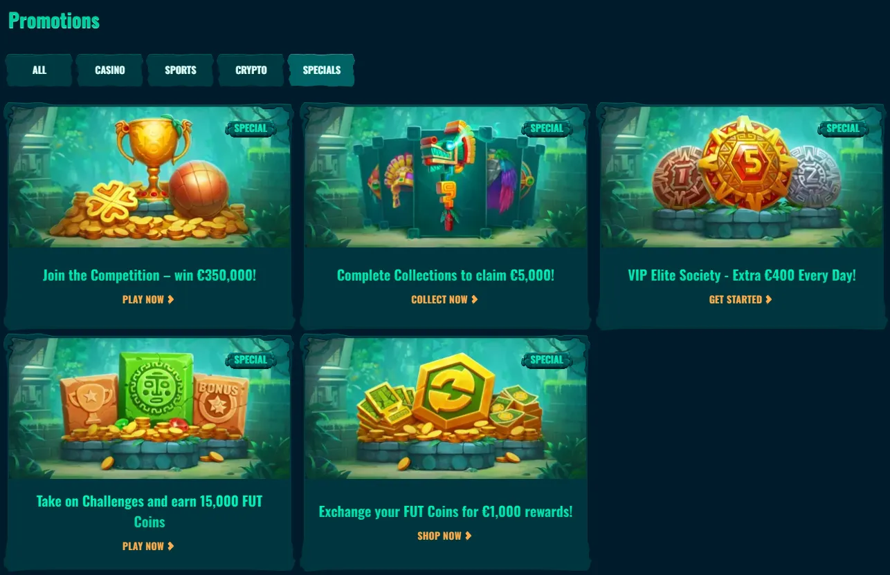 Spinanga bonus and promo-code information