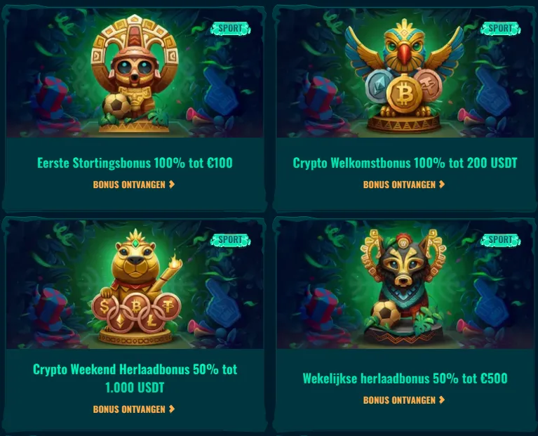 Bet Builder-functie van Spinanga