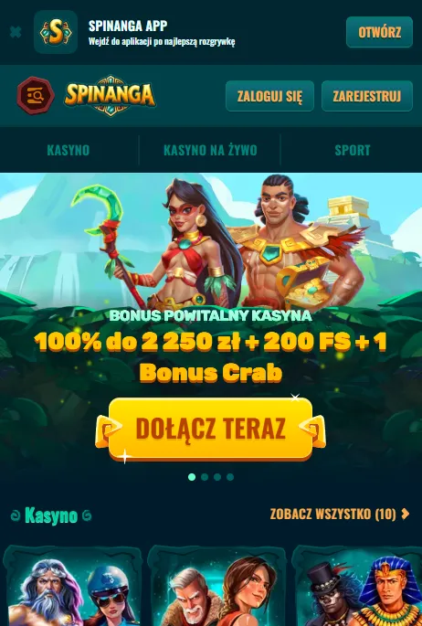 Mobilna strona Spinanga
