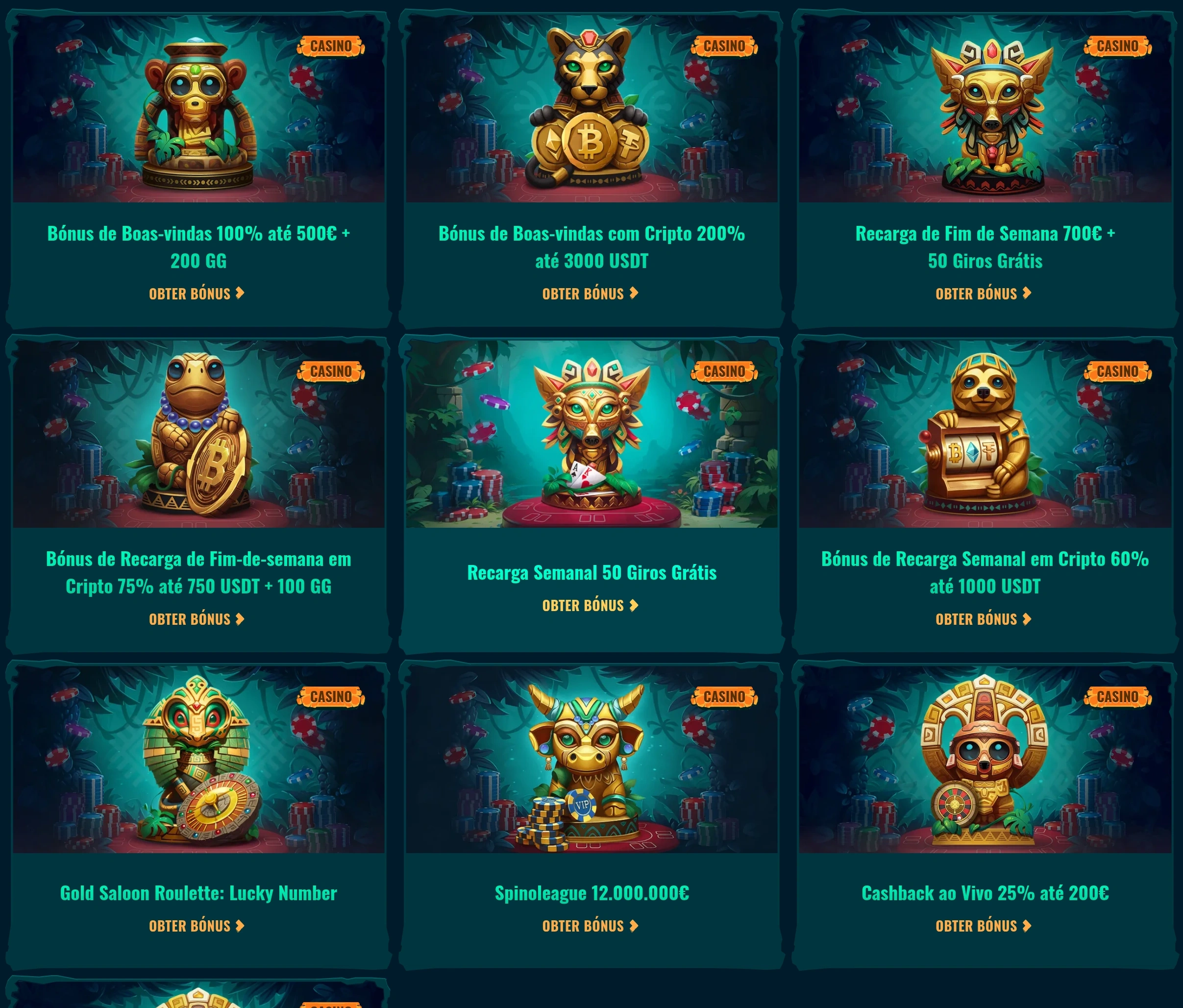 Promoções de casino Spinanga